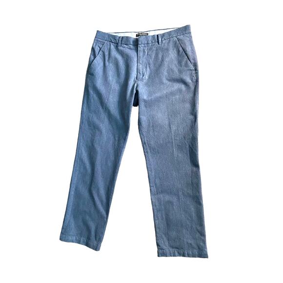 Banana Republic Pants Chino Straight Fit Chambray Men's 33/30 - Picture 1 of 5